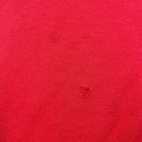 Vintage Logo 7 Sweatshirt Adult XL Red Crewneck Fleece Heavyweight Sports 90s - Picture 6 of 14